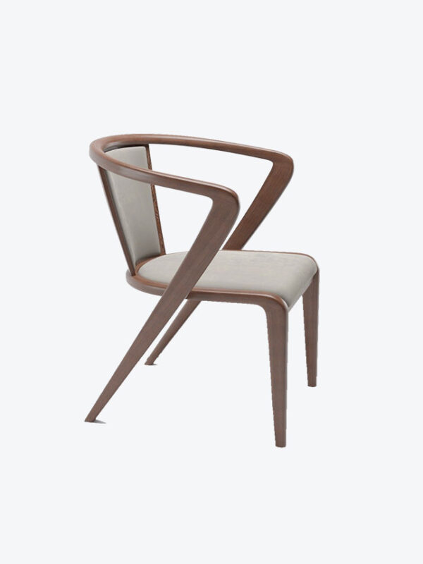 Leather Canvas Armchair - Image 5